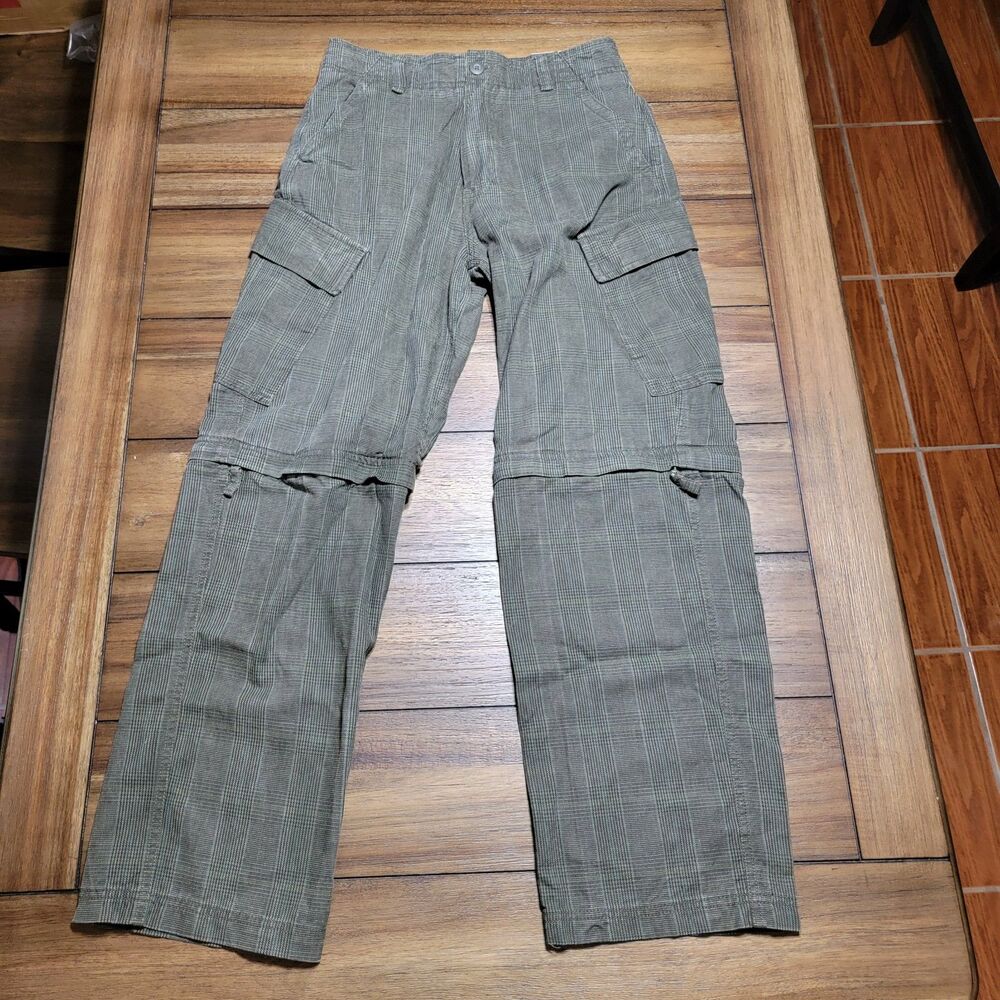 Urban Pipeline Boys Peat Green Pants w/ Removeable Zipper Legs - Size 16 NWT